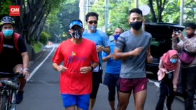 VIDEO: Sandiaga Uno Sempat Lari Pagi Jelang Dilantik Jokowi