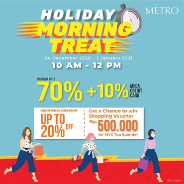 Diskon Gila-gilaan hingga 70 Persen di METRO Dept Store