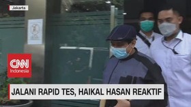 VIDEO: Jalani Rapid Tes, Haikal Hasan Reaktif