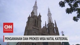 VIDEO: Pengamanan & Prokes Misa Natal Katedral