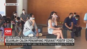 VIDEO: Sejumlah Calon Penumpang Pesawat di Bali Positif Covid