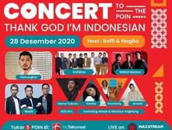 Akhir Tahun Makin Seru dengan Concert To The POIN dari Telkomsel
