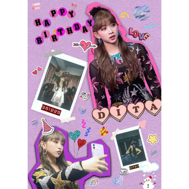 <p>Akun Instagram Secret Number juga menguggah ucapan ulang tahun untuk Dita. Mereka menuliskan hashtag #HappyDitaminDay dan #HappyDitaDay. (Foto: Instagram @secretnumber.official)</p>