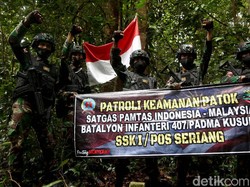Ekspedisi Mencari Patok Perbatasan Bersama TNI, Bikin Cinta NKRI