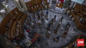 Keuskupan Agung Jakarta Perbolehkan Misa Langsung di Gereja