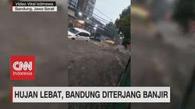 VIDEO: Hujan Lebat, Bandung Diterjang Banjir