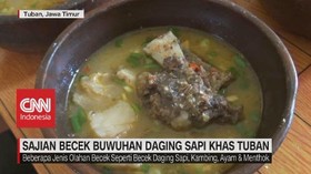 VIDEO: Sajian Becek Buwuhan Daging Sapi Khas Tuban