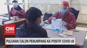 VIDEO: Puluhan Calon Penumpang KA Positif Covid-19