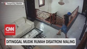 VIDEO: Ditinggal Mudik, Rumah Disantroni Maling