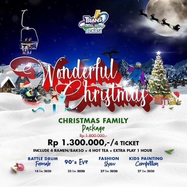 Rayakan Libur Natal & Tahun Baru, Trans Snow World Banjir Promo Terbaru
