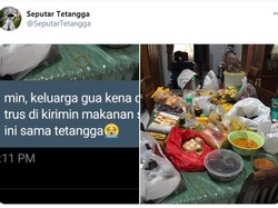 Positif COVID-19, Netizen Ini Curhat Sering Dikirimi Makanan oleh Tetangga