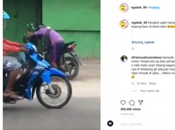 Pemotor Ini Dibikin Capek Gara-gara Standar Samping