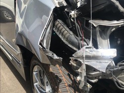 Sebelum Tabrak 3 Motor, Mobil Aiptu ICH Disenggol Mobil Lain
