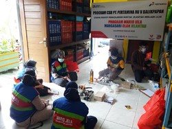 Pertamina Latih Warga Manfaatkan Minyak Jelantah Jadi Lilin