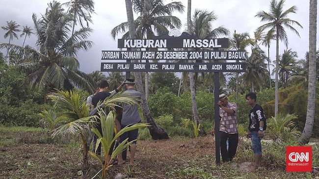 Pulau Baguk, Kuburan Massal Saksi Bisu Dahsyat Tsunami Aceh