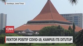 VIDEO: Rektor Positif Covid-19, Kampus ITS Ditutup