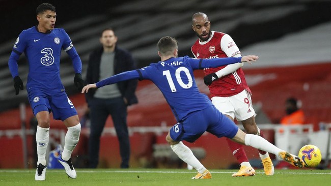 Frank Lampard marah setelah Chelsea dikalahkan Arsenal 1-3 pada lanjutan Liga Inggris di Stadion Emirates, Sabtu (26/12).