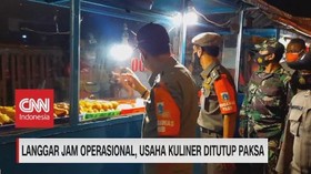 VIDEO: Langgar Jam Operasional, Usaha Kuliner Ditutup Paksa