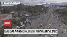 VIDEO: Hasil Rapid Antigen Kedaluarsa, Wisatawan Putar Balik