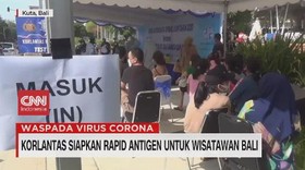 VIDEO: Korlantas Siapkan Rapid Antigen untuk Wisatawan Bali