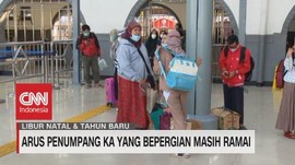 VIDEO: Arus Penumpang KA Yang Berpergian Masih Ramai