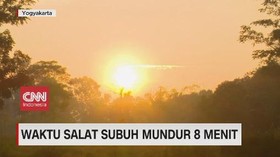 VIDEO: Waktu Salat Subuh Mundur 8 Menit
