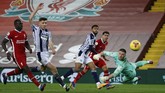 FOTO: Liverpool Gigit Jari Lawan Klub Zona Degradasi Liverpool gagal mengalahkan West Bromwich Albion dan gagal memperlebar jarak dengan pesaing-pesaing di papan atas Liga Inggris.