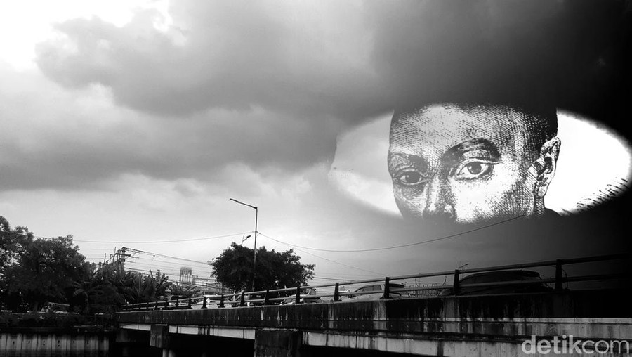 Jembatan Ancol kini&comma; ilustrasi lokasi legenda Siti Ariah vs centeng Oei Tambah Sia&comma; hingga cerita populer Si Manis Jembatan Ancol&period; &lpar;Danu Damarjati&sol;detikcom&rpar;