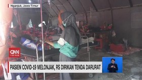 VIDEO: Ruang Perawatan Pasien Covid-19 Penuh
