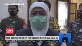 VIDEO: Khofifah Siap Pertama Disuntik Vaksin Covid-19 di Jati