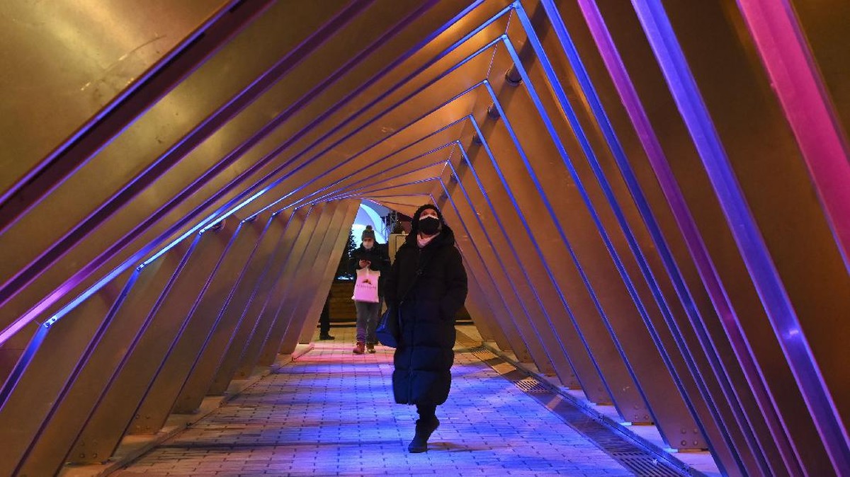 FOTO: Terapi Cahaya pada Musim Dingin di Montreal