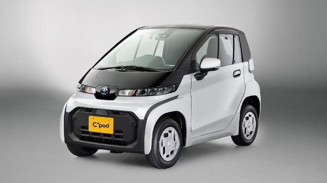 Mobil listrik Toyota C+Pod telah diluncurkan namun masih terbatas, penjualan retail disebut pada 2022.