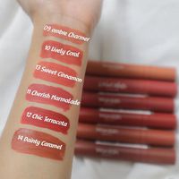 wardah velvet matte lip mousse swatches