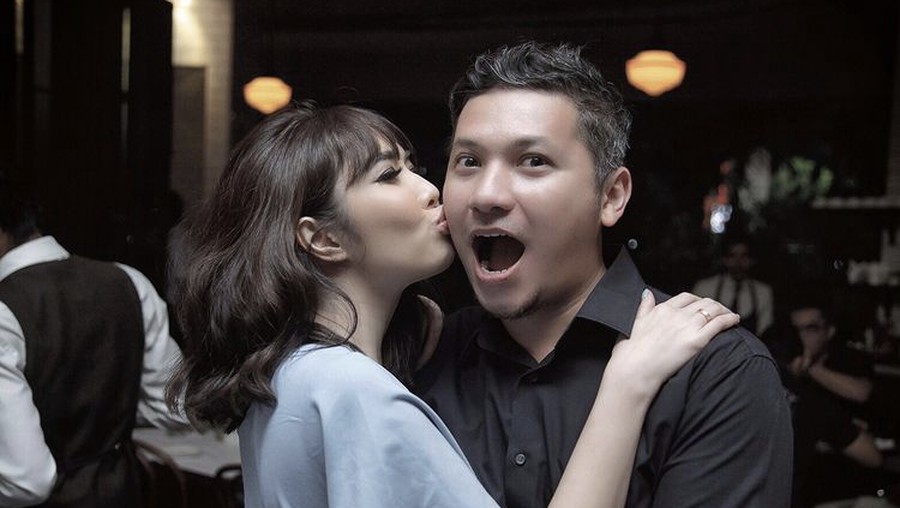 Gisella Anastasia dan Gading Marten pada 2017 lalu.