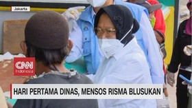 VIDEO: Hari Pertama Dinas, Mensos Risma Blusukan