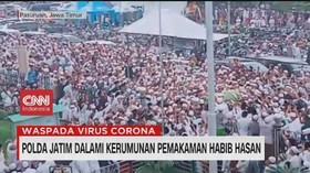 VIDEO: Polda Jatim Dalami Kerumunan Pemakaman Habib Hasan