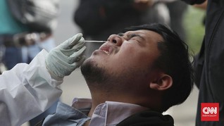 FOTO: Tes Usap Antigen Gratis di Operasi Lilin Polisi