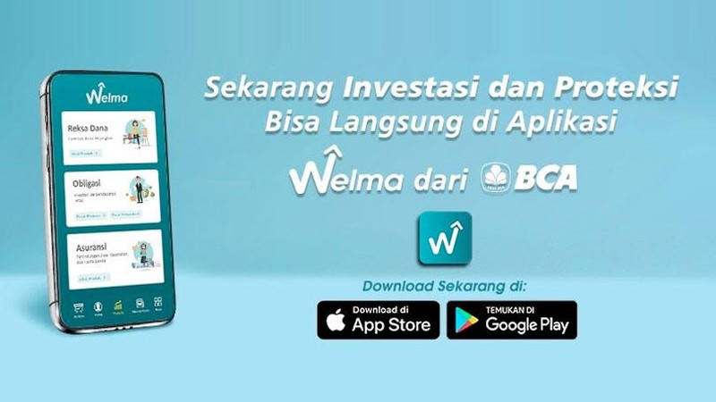 Dengan aplikasi Welma Anda bisa mengelola dana investasi reksa dana & obligasi serta leave contact asuransi.
