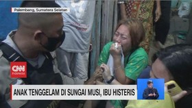 VIDEO: Anak Tenggelam di Sungai Musi, Ibu Histeris