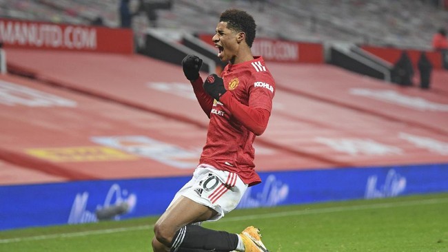 Nilai jual bintang Manchester United Marcus Rashford meroket sementara Lionel Messi dan Cristiano Ronaldo makin anjlok.