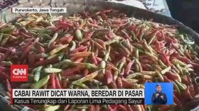 VIDEO: Cabai Rawit Dicat Warna, Beredar di Pasar