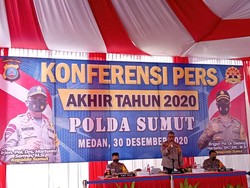 Polda Sumut Pamer Capaian 2020, Ungkap Pembunuh Jamaluddin-Sita 702 Kg Sabu