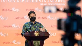 Kala Menkes Jadi Pembawa Berita di HUT CNN Indonesia ke-7