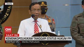 VIDEO: Menko Polhukam: FPI Sudah Dianggap Bubar Sejak 2019