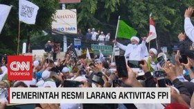 VIDEO: Pemerintah Resmi Larang Aktivitas FPI