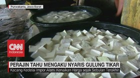 VIDEO: Kedelai Mahal, Perajin Tahu Tempe Nyaris Gulung Tikar