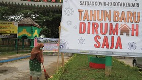 FOTO: Larangan Perayaan Tahun Baru 2021 di Berbagai Daerah