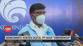 VIDEO: Menkominfo: Konten Digital FPI Akan 'Dibersihkan'