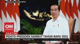 VIDEO: Pidato Presiden Sambut Tahun Baru 2021