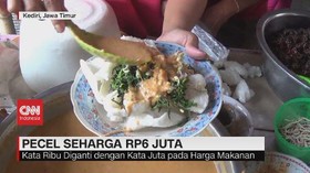VIDEO: Pecel Seharga Rp6 Juta di Kediri